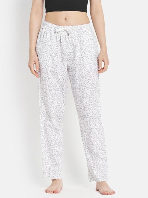 mettle white printed pajamas