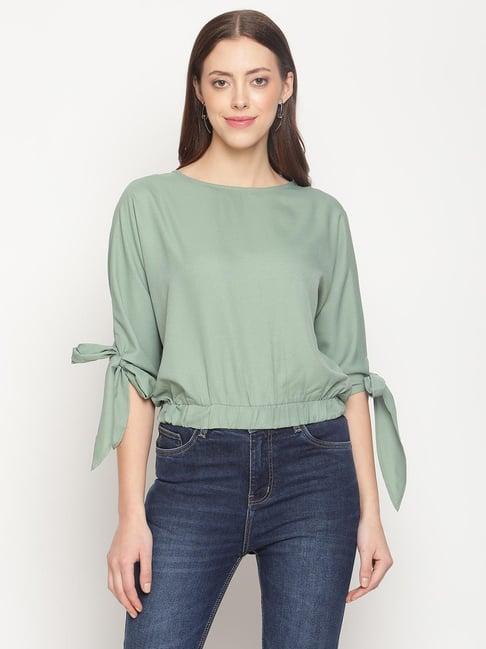 mettle green regular fit top