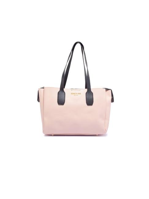 kenneth cole nude pink large tote handbag