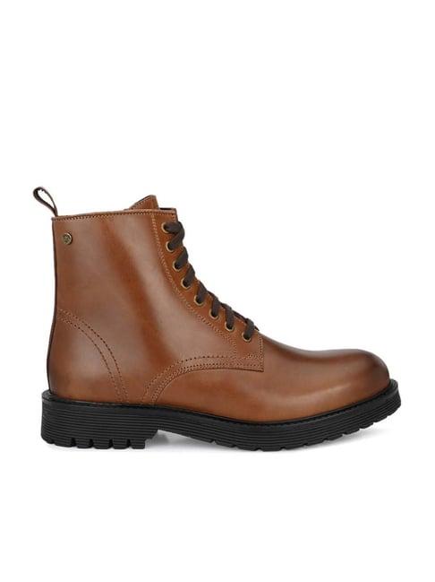 delize men's tan derby boots