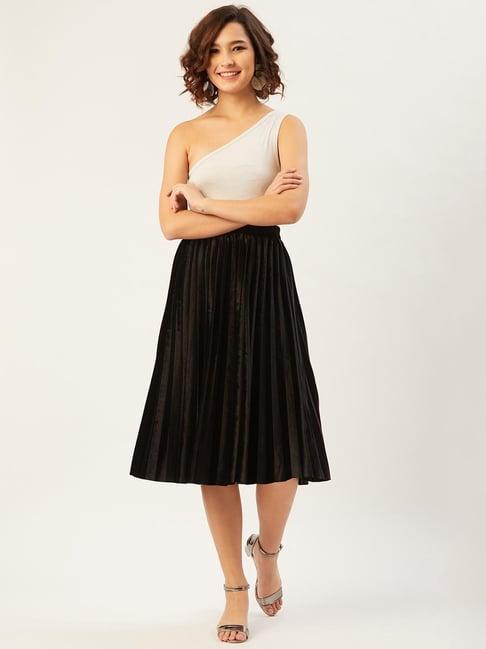 anvi be yourself black skirt