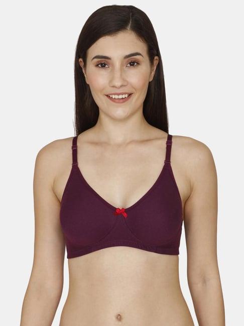 coucou by zivame purple non-padded bra