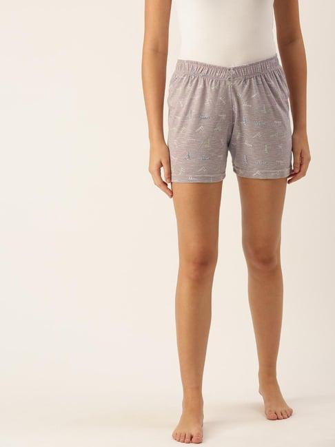 clt.s light grey printed shorts