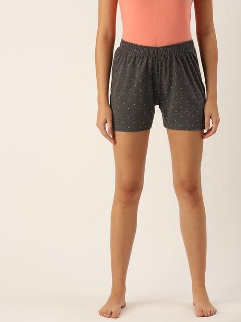 clt.s grey polka dot shorts