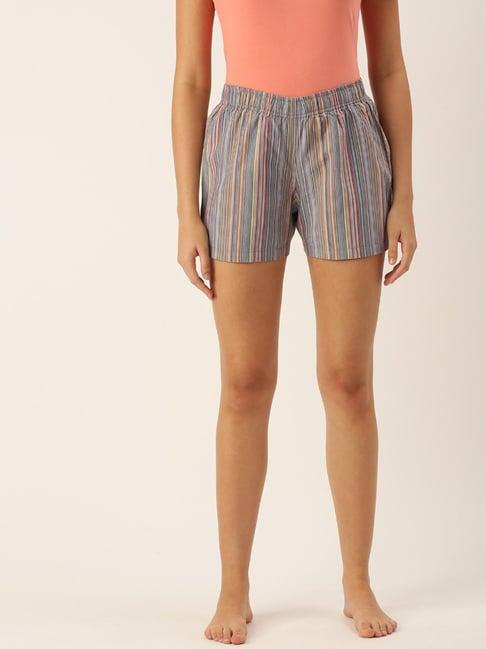 clt.s multicolor striped shorts