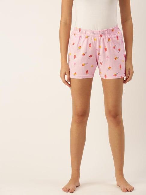 clt.s pink printed shorts