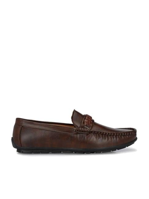 prolific men's coffee brown casual loafers