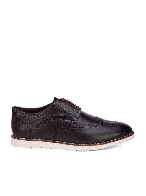 hydes n hues men's black derby shoes