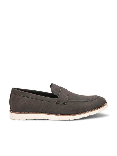 hydes n hues men's grey casual loafers