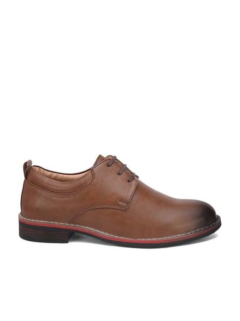 hydes n hues men's brown derby shoes