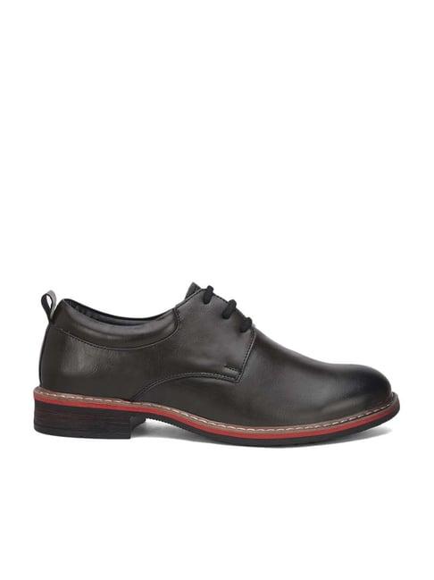 hydes n hues men's black derby shoes