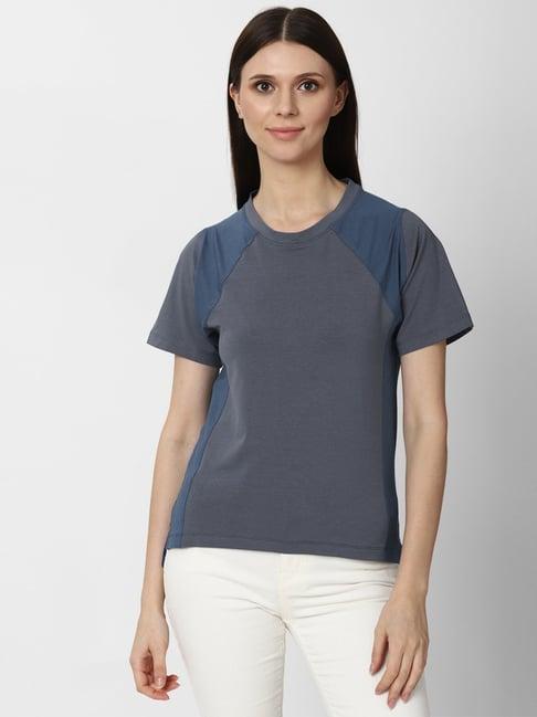 forever 21 grey regular fit top