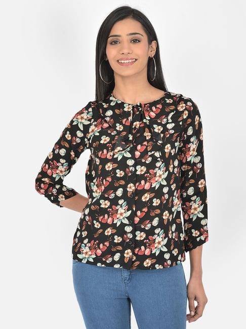 latin quarters multicolor floral print top