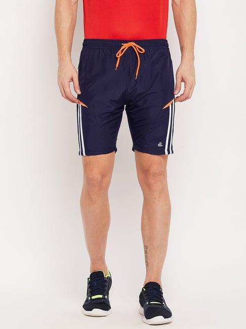 duke navy slim fit shorts