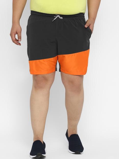 yuuki grey mid rise plus size shorts