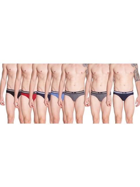 dollar bigboss multicolored cotton regular fit briefs (pack of 7)