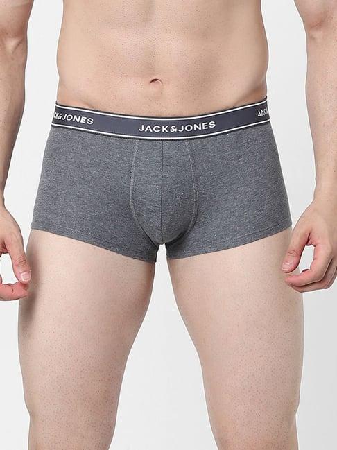 jack & jones grey regular fit trunks