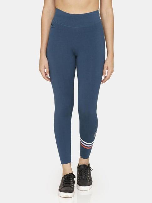 zelocity by zivame blue tights