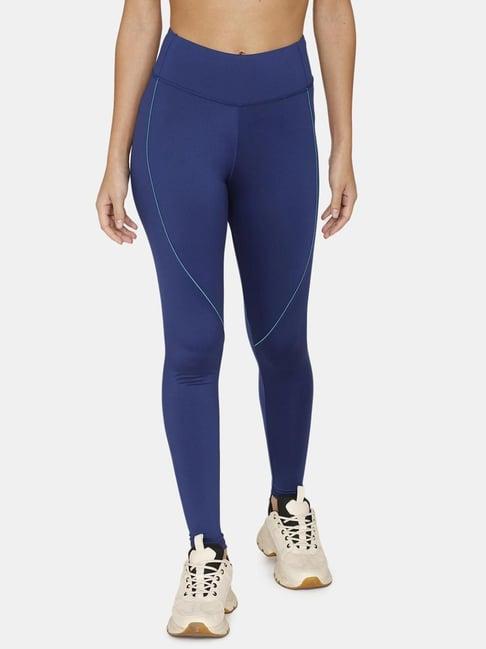 zelocity by zivame blue tights