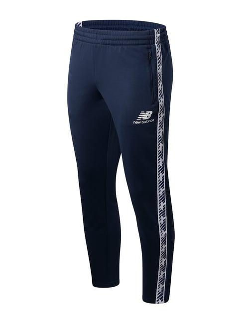 new balance blue printed track pants