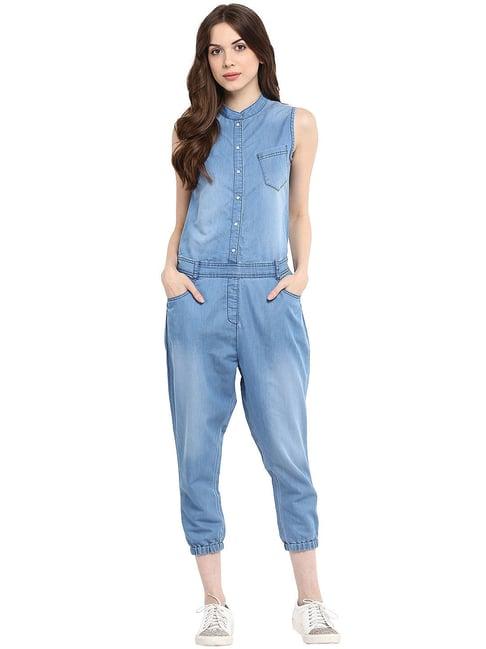 stylestone blue midi jumpsuit