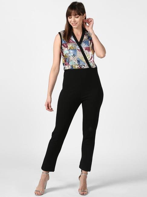 stylestone multicolor embroidered jumpsuit