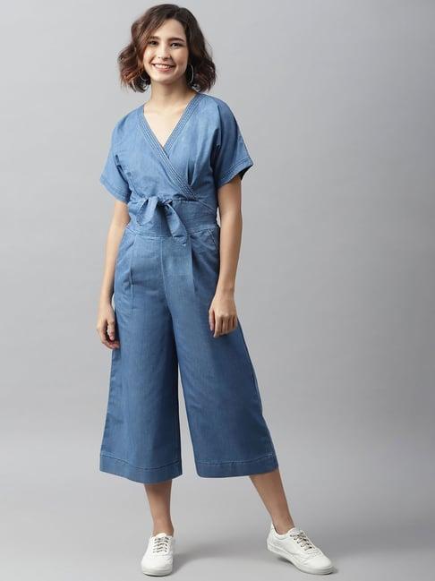 stylestone blue midi jumpsuit