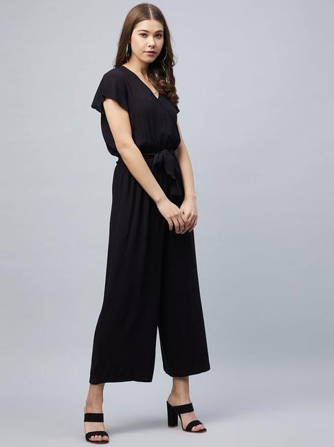 stylestone black maxi jumpsuit