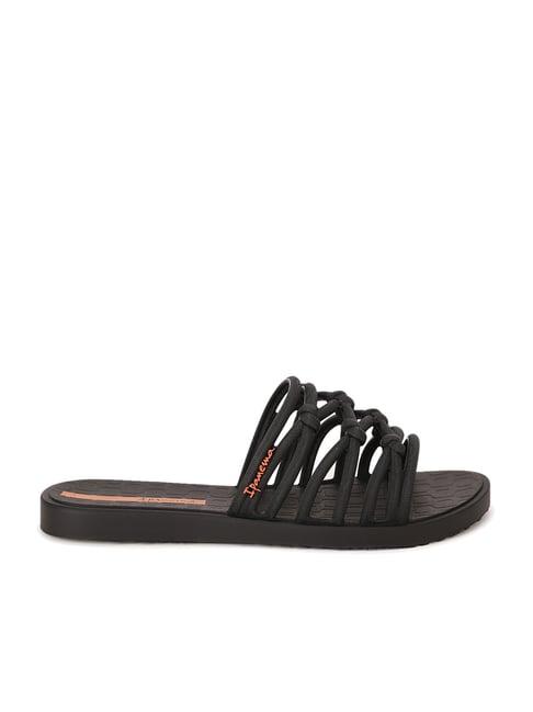 ipanema women's carbon black casual sandals