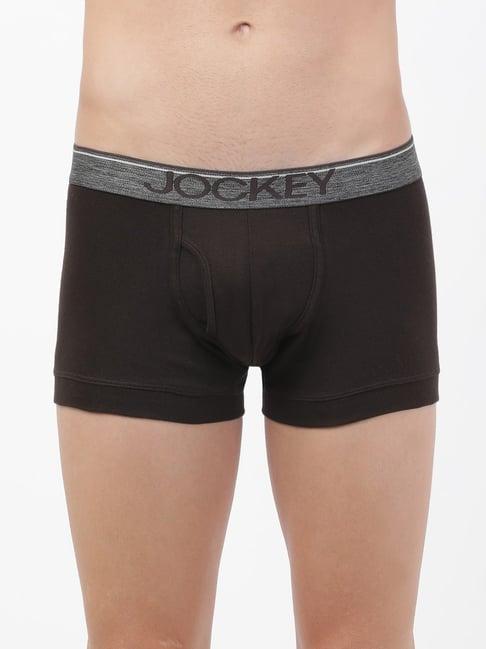 jockey brown comfort fit trunks