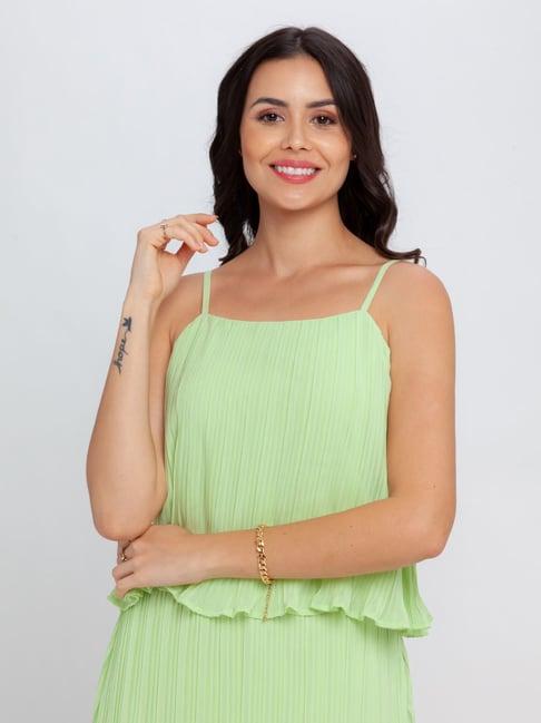 zink london light green regular fit top