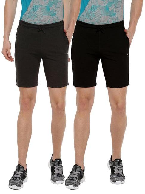 dollar mutlicolored cotton regular fit shorts (pack of 2)