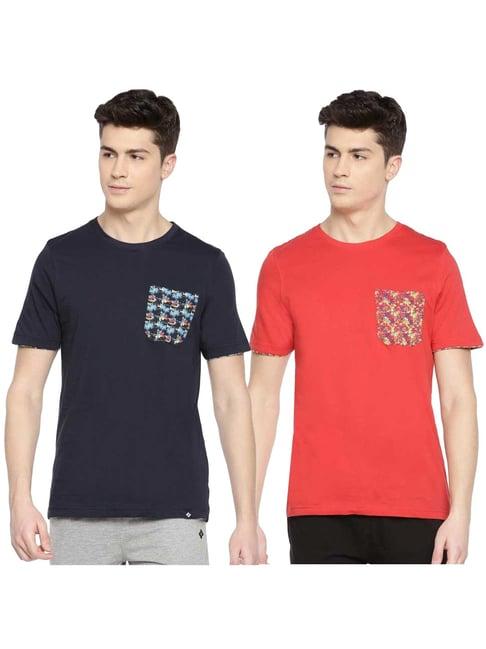 dollar mutlicolored regular fit printed t-shirt (pack of 2)