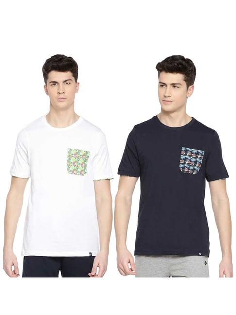 dollar mutlicolored regular fit printed t-shirt (pack of 2)