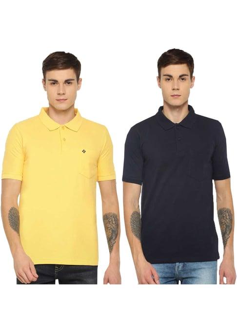 dollar mutlicolored regular fit polo t-shirt (pack of 2)