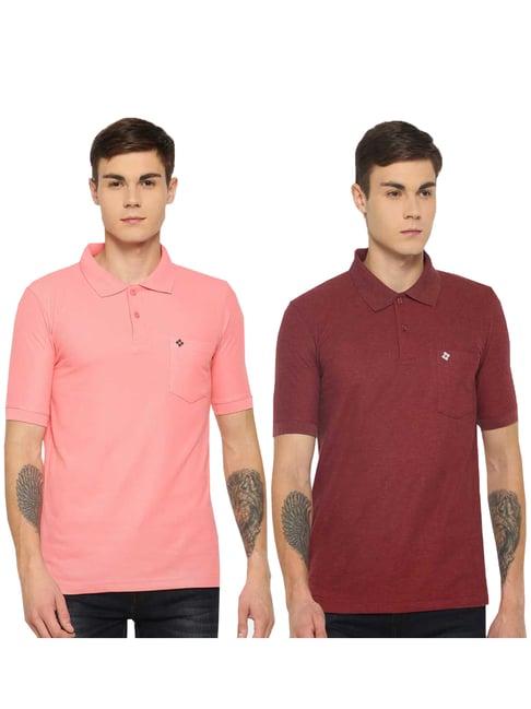 dollar mutlicolored regular fit polo t-shirt (pack of 2)