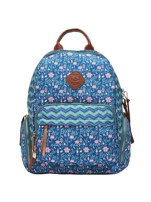 chumbak blue medium backpack