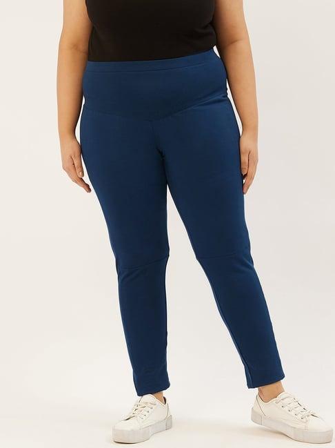 therebelinme blue high rise pants