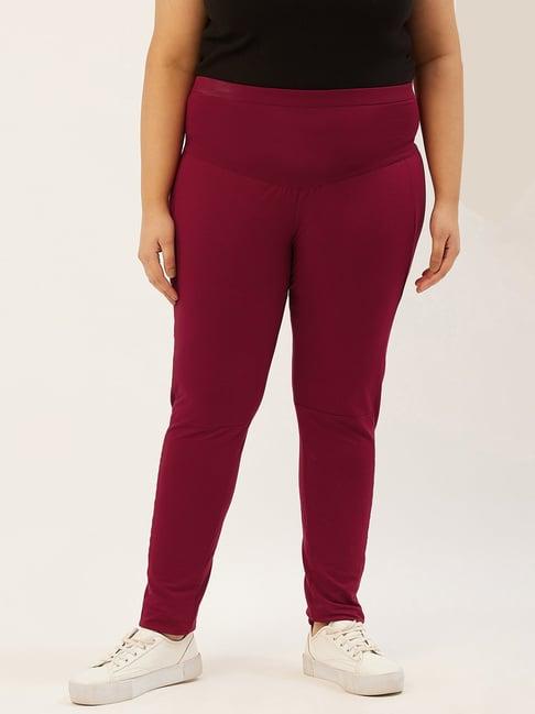 therebelinme wine high rise pants