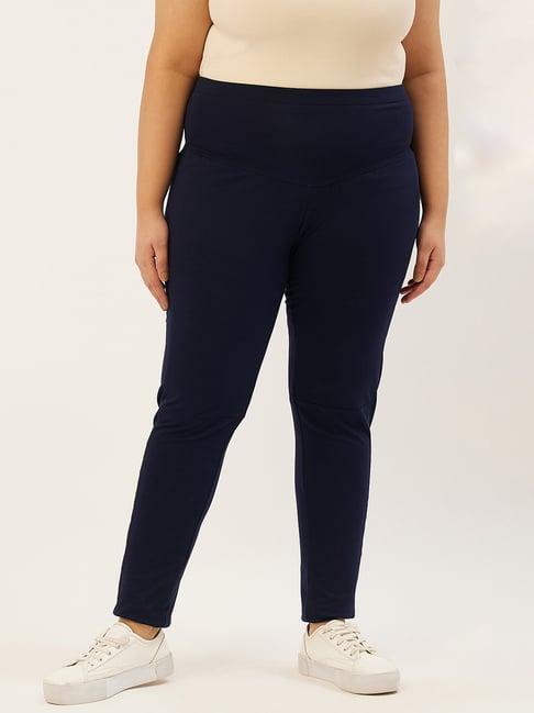 therebelinme navy high rise pants