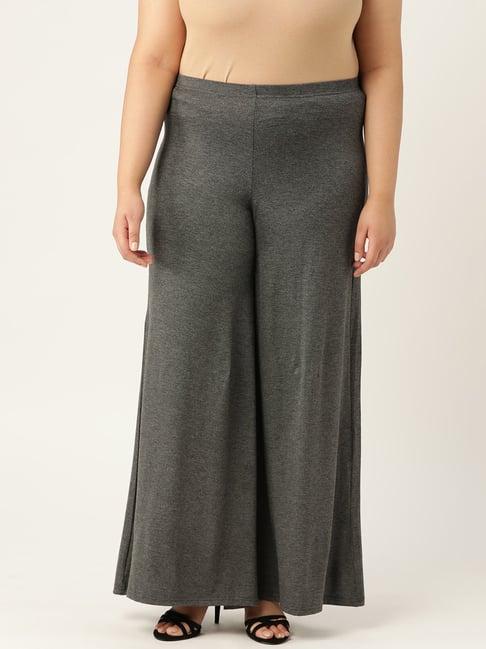 therebelinme grey high rise palazzos