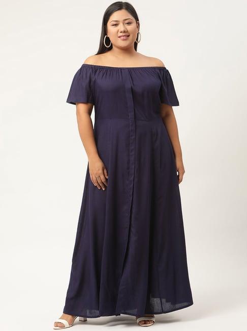 therebelinme navy maxi dress