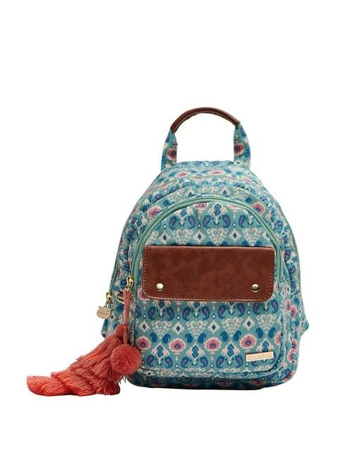 chumbak blue medium backpack