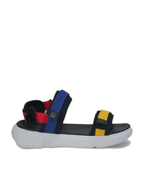 united colors of benetton men's multicolor floater sandals