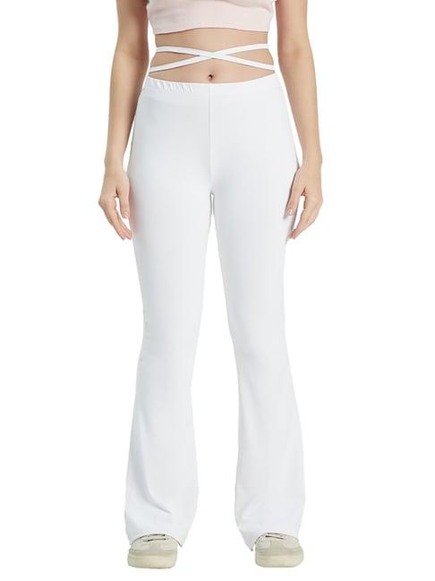 edrio white elasticated pants