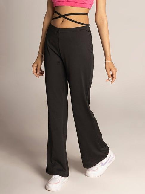 edrio black elasticated pants