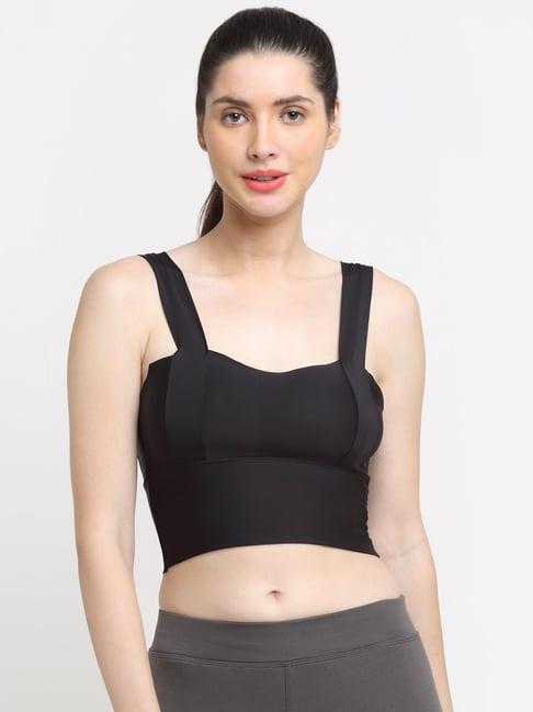 friskers black sports bra