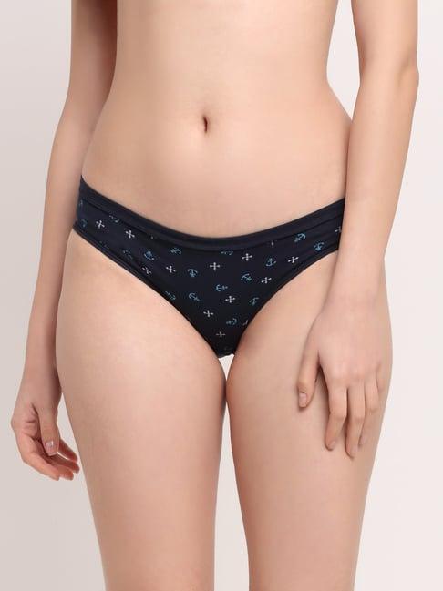 friskers navy printed panty