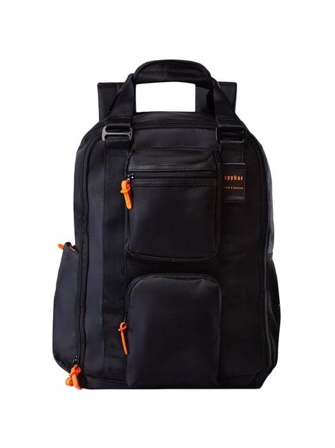 spykar 10 ltrs black medium convertible backpack