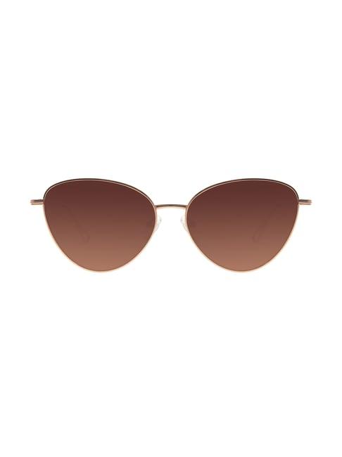 chilli beans ocmt31925702 brown cat eye sunglasses